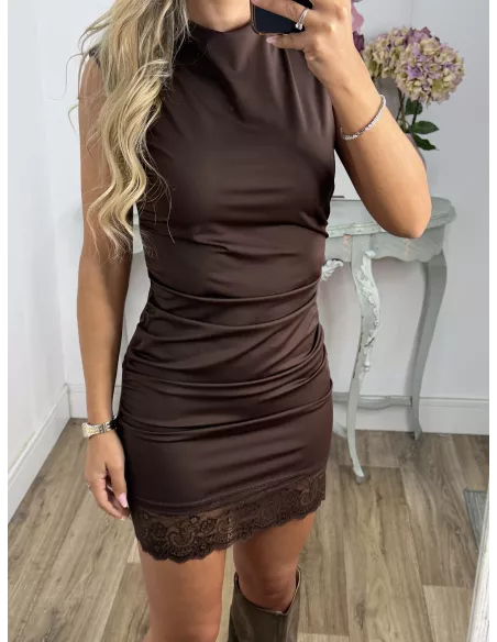 Vestido Xandra choco