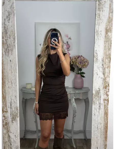 Vestido Xandra choco