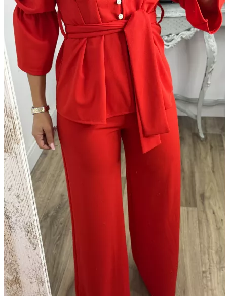 Conjunto Arias rojo