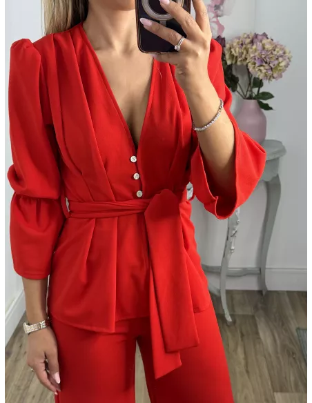 Conjunto Arias rojo