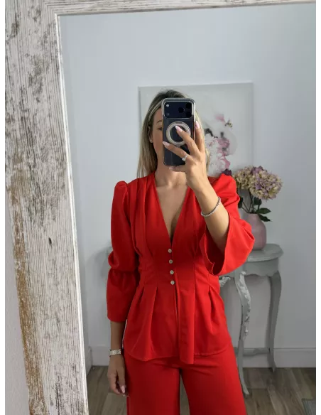 Conjunto Arias rojo