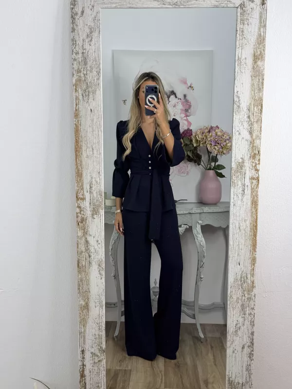 Conjunto Arias azul marino