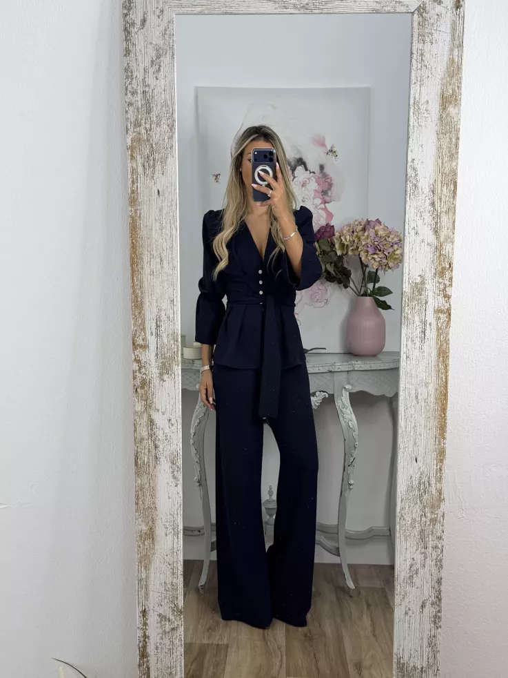 Conjunto Arias azul marino