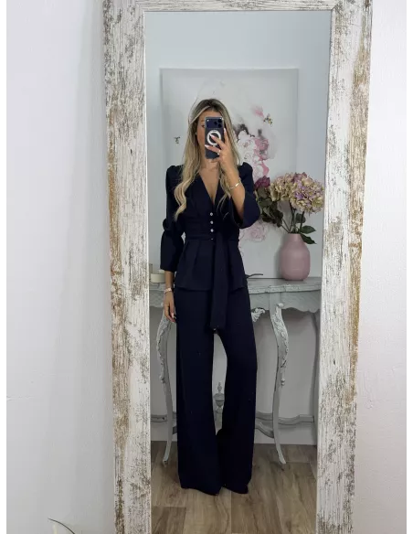 Conjunto Arias azul marino