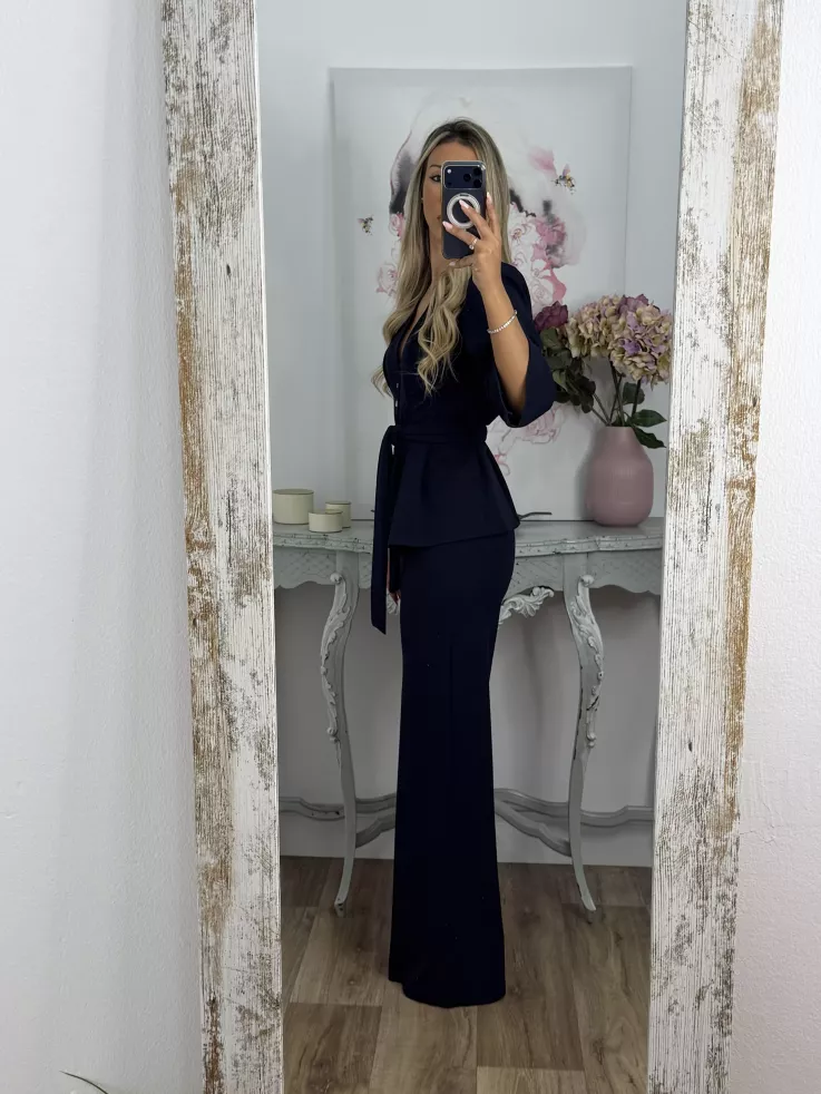 Conjunto Arias azul marino