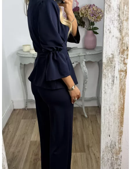 Conjunto Arias azul marino