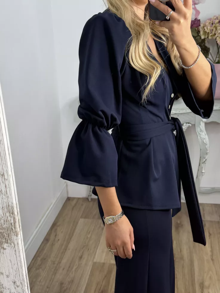 Conjunto Arias azul marino