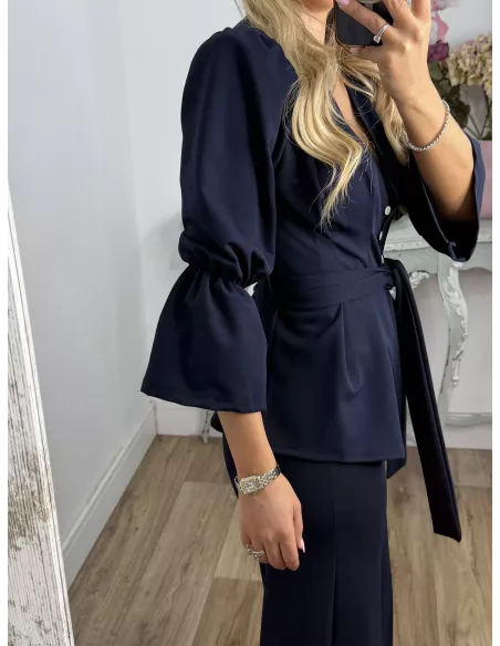 Conjunto Arias azul marino