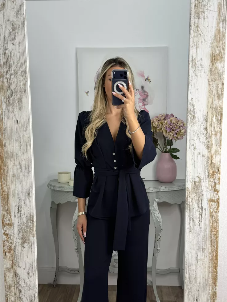 Conjunto Arias azul marino