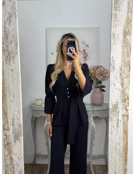 Conjunto Arias azul marino