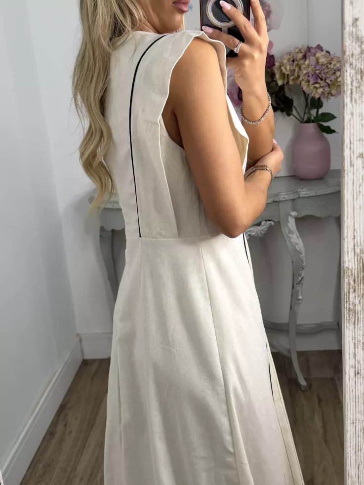 Vestido Fabi beige
