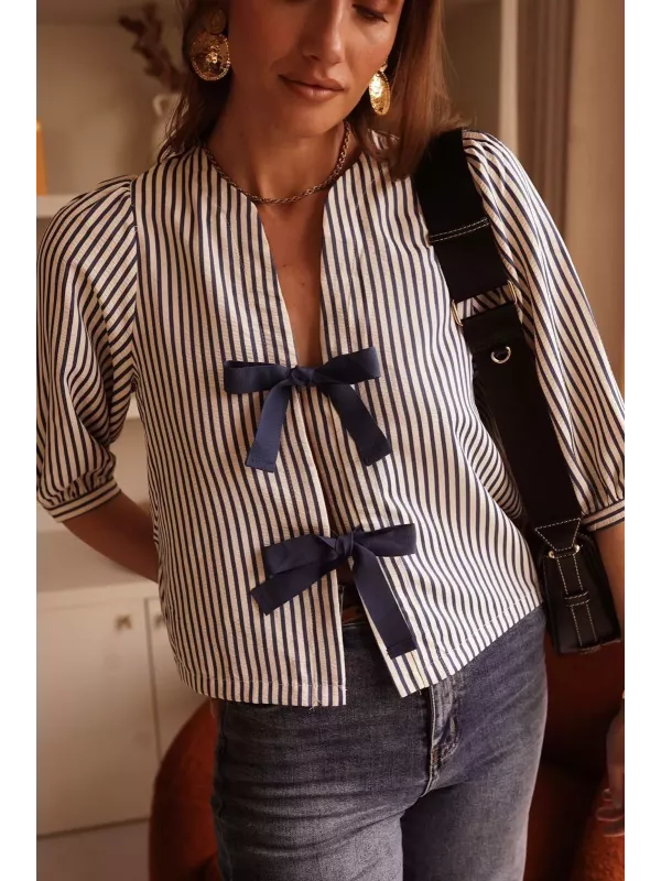 Blusa raya con lazada