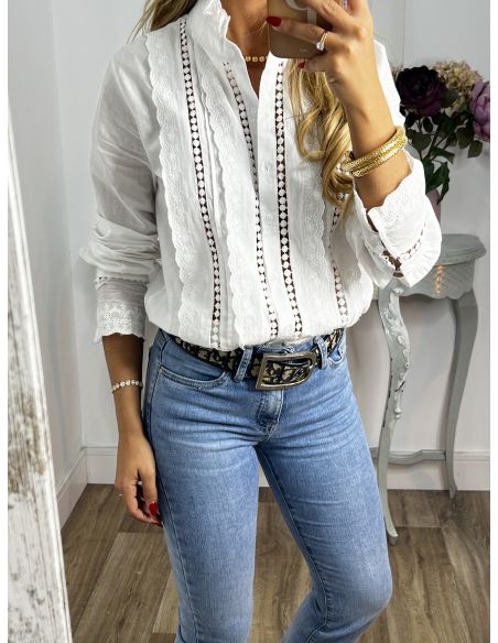 Camisa Venecia blanca