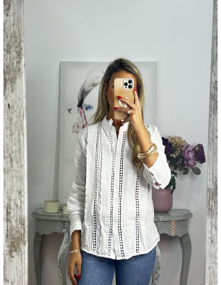Camisa Venecia blanca