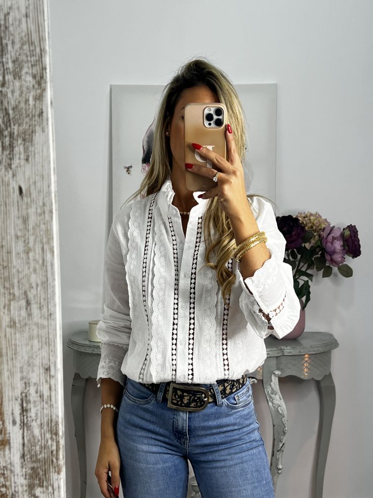 Camisa Venecia blanca