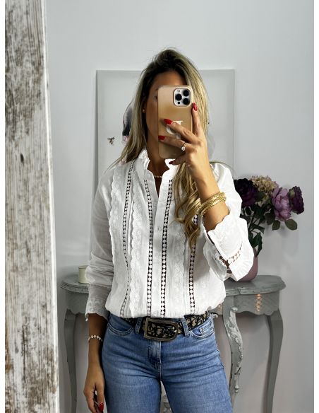 Camisa Venecia blanca