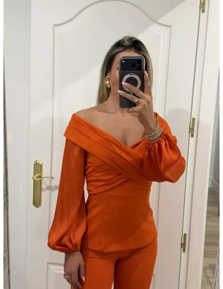 Conjunto Lomas naranja