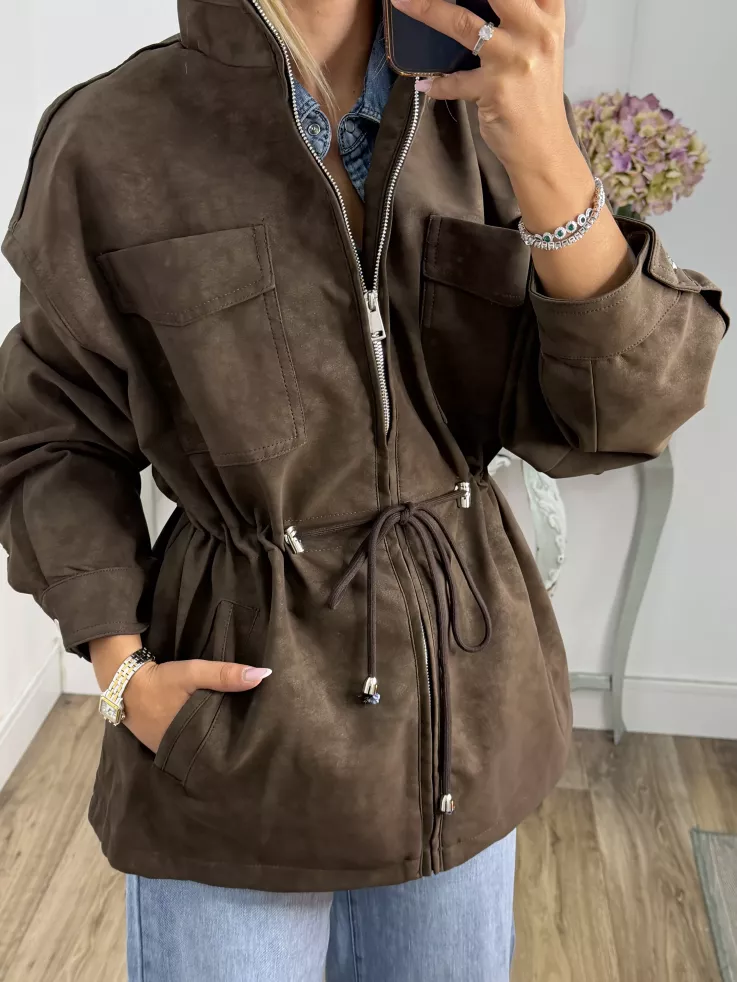 Chaqueta Pam chocolate