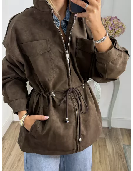 Chaqueta Pam chocolate