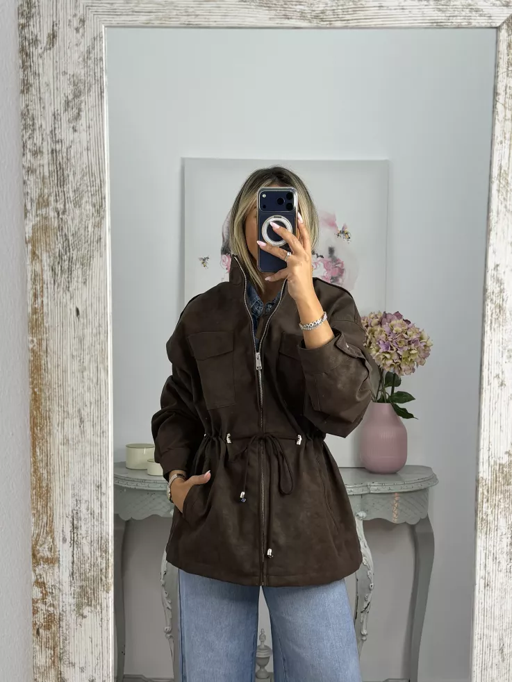 Chaqueta Pam chocolate