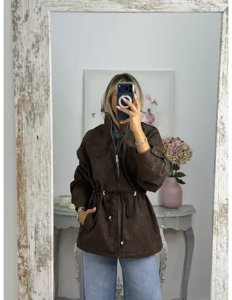 Chaqueta Pam chocolate