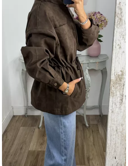Chaqueta Pam chocolate