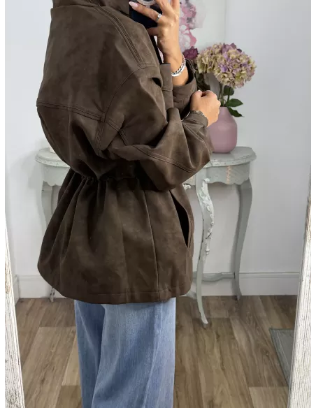 Chaqueta Pam chocolate