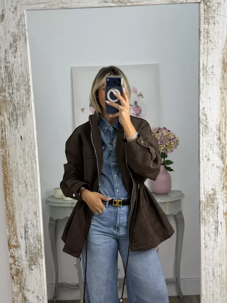 Chaqueta Pam chocolate