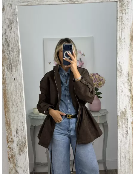 Chaqueta Pam chocolate