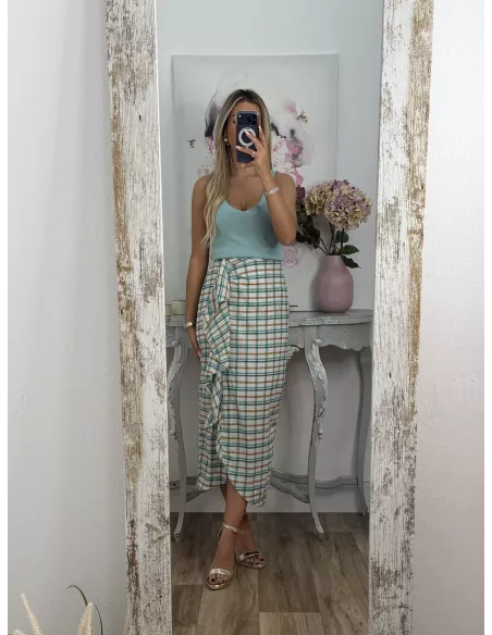 Falda Eva de cuadros