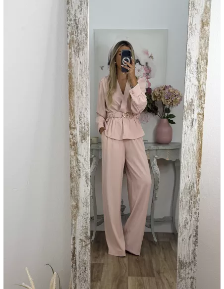 Conjunto Coroline rosa