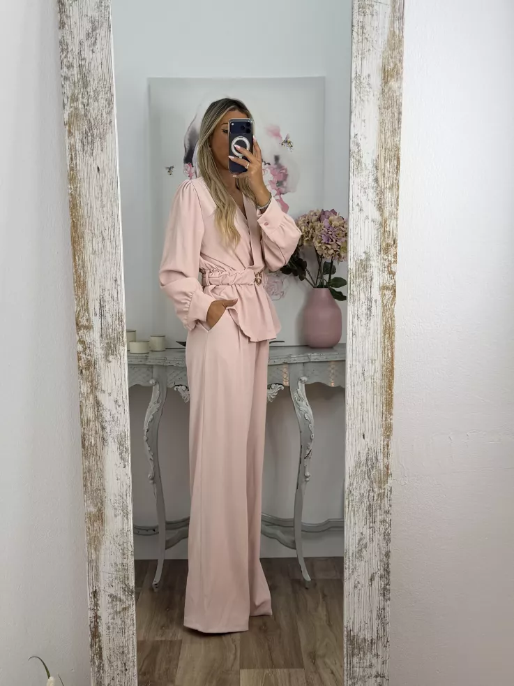 Conjunto Coroline rosa