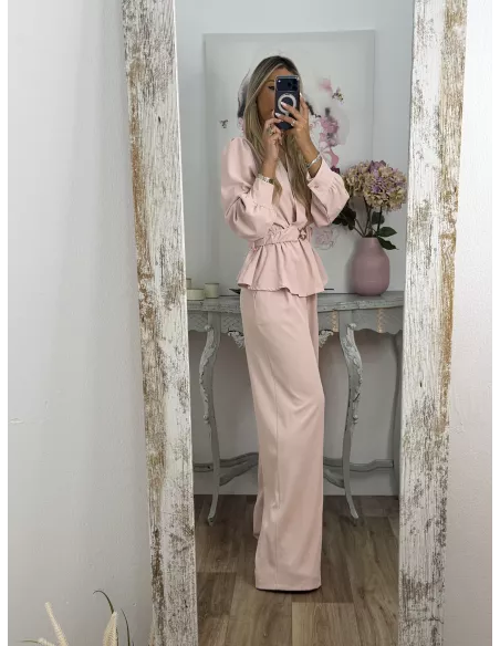 Conjunto Coroline rosa