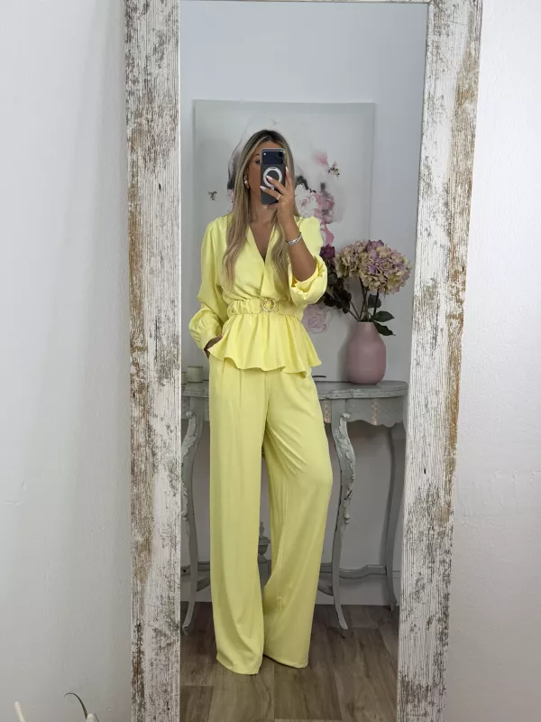 Conjunto Coroline amarillo