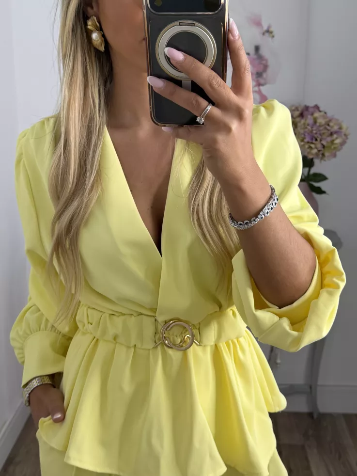 Conjunto Coroline amarillo