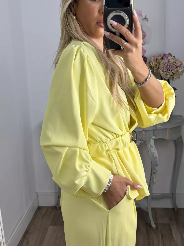 Conjunto Coroline amarillo