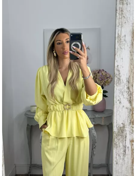 Conjunto Coroline amarillo