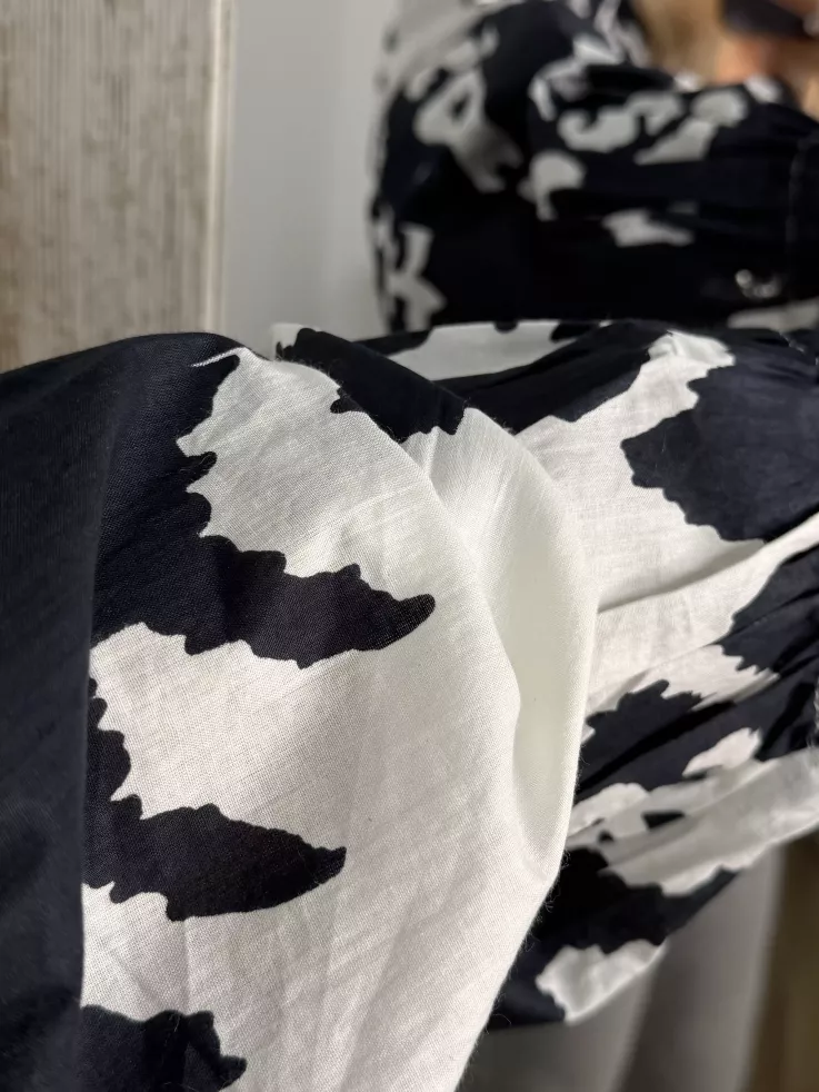 Camisa Godó negra y blanca