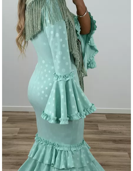 Piquillo unicolor verdeagua