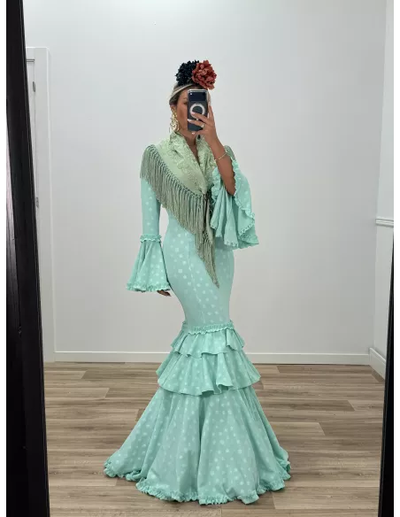 Piquillo unicolor verdeagua