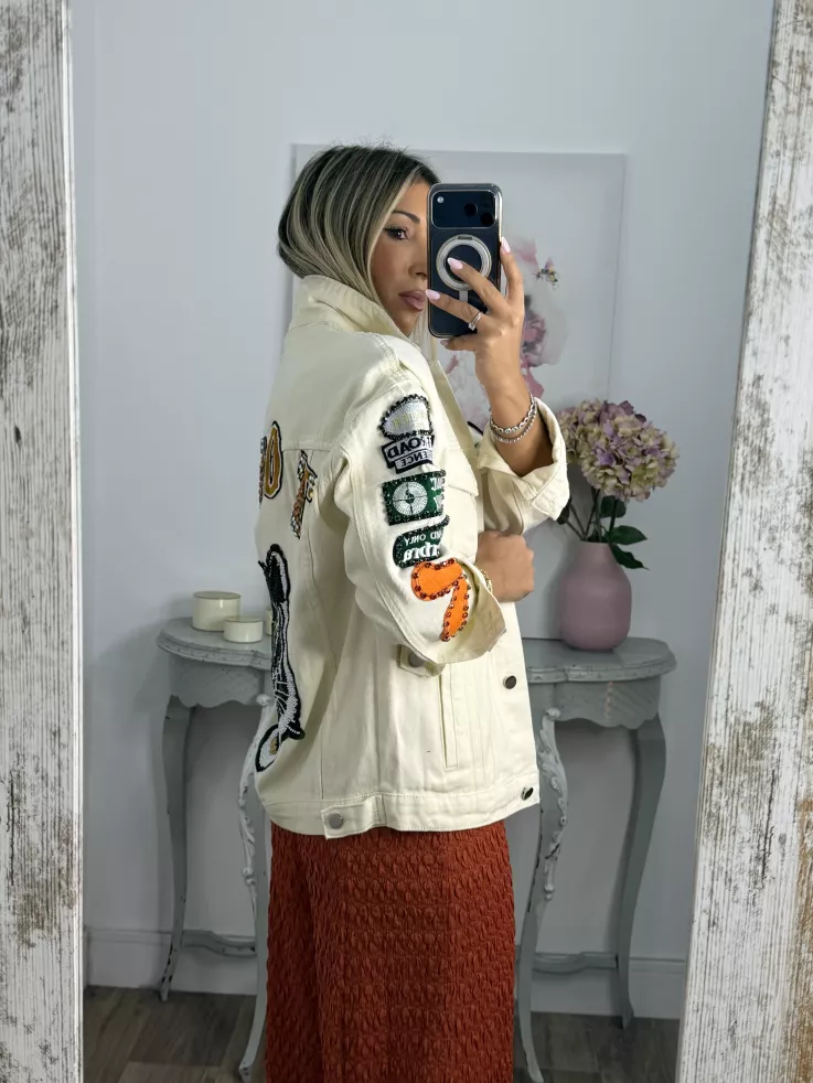 Chaqueta Lion vainilla