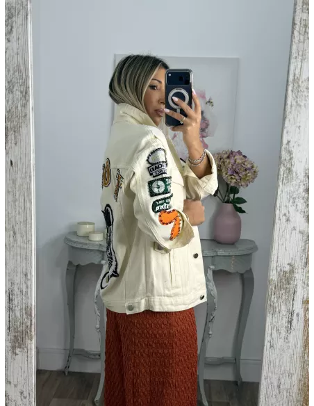 Chaqueta Lion vainilla