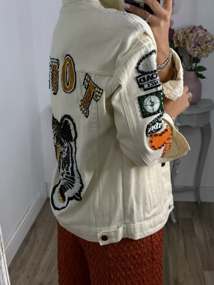 Chaqueta Lion vainilla