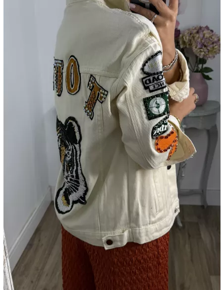 Chaqueta Lion vainilla