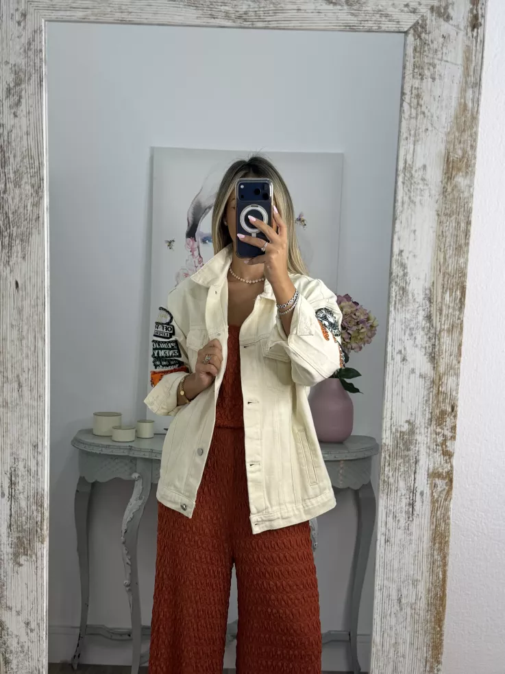 Chaqueta Lion vainilla