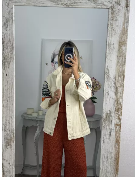 Chaqueta Lion vainilla