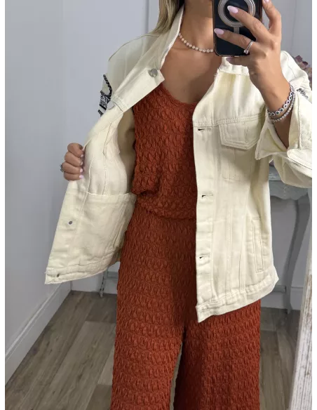 Chaqueta Lion vainilla