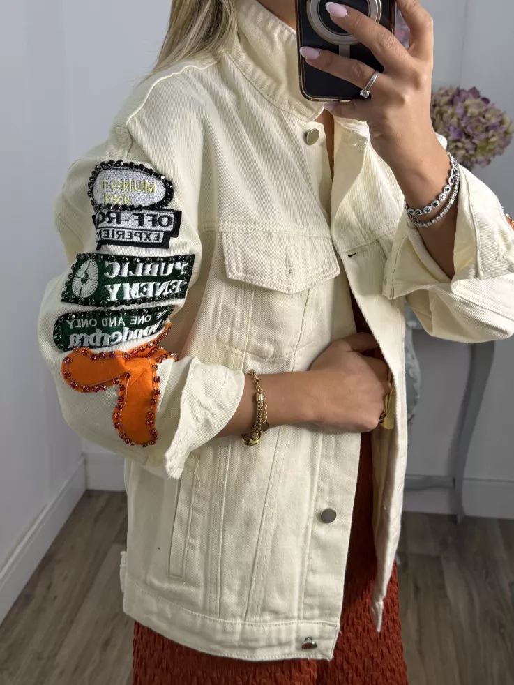 Chaqueta Lion vainilla