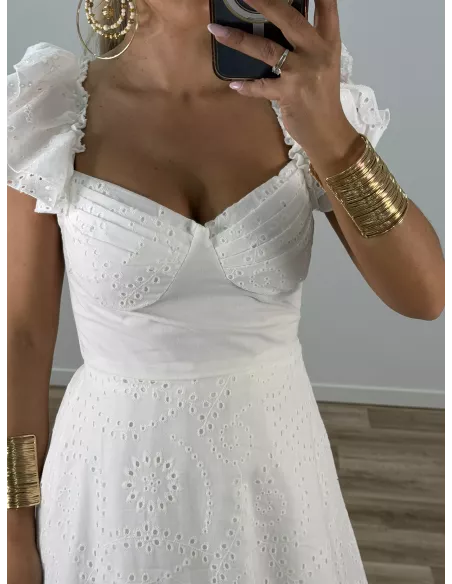 Bata Camino perforado blanco