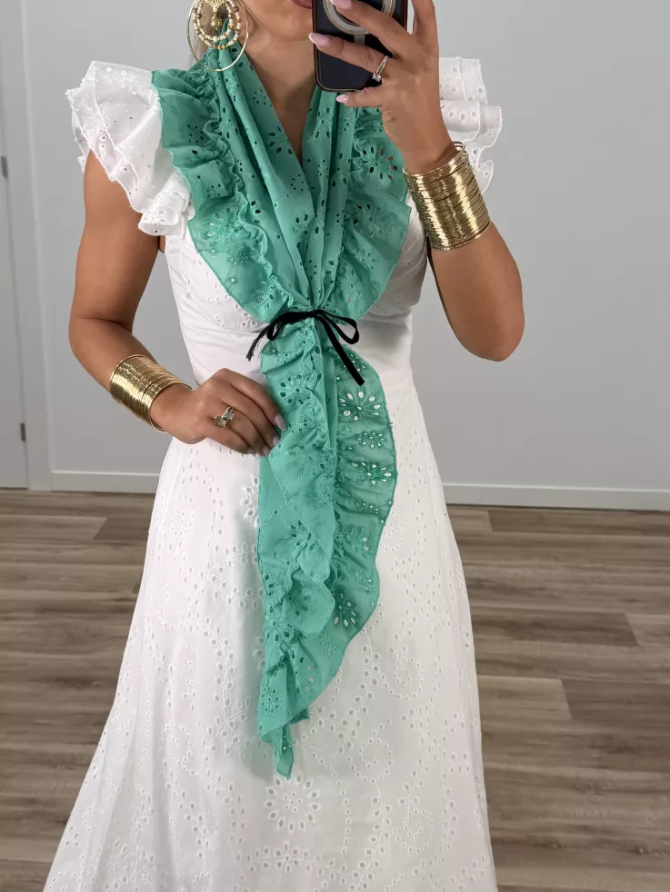 Piquillo perforado verde